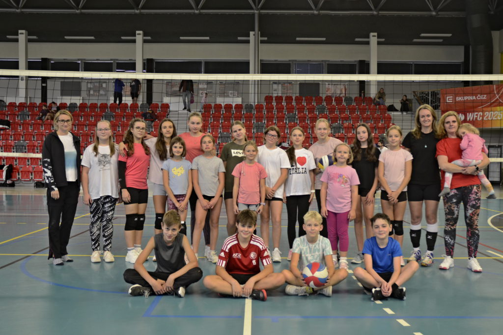 Přípravka TJ TŽ Třinec na společném tréninku
